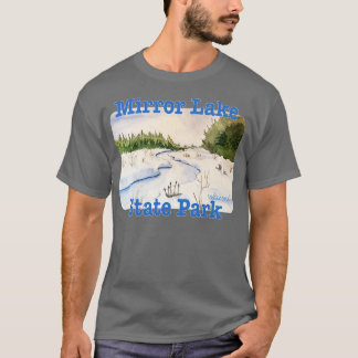 Statsparken spegel Sjö Wisconsin T Shirt