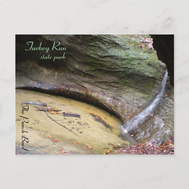 Statsparken Springa i Turkiet, Slå Bowl Vykort (Framsida)