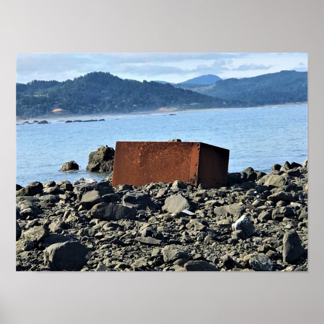 Statsparken Sten, Oregon Kusten Poster (Framsidan)