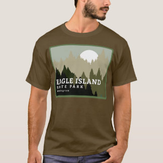 Statsparken Washington Träd och Fores på Eagle Isl T Shirt