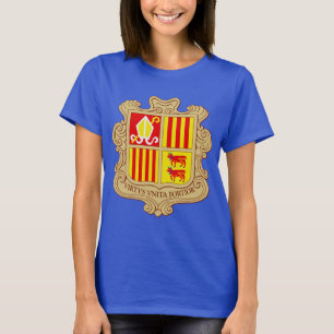 Statssymbol för Andorra Historisk samfurstendöme T Shirt