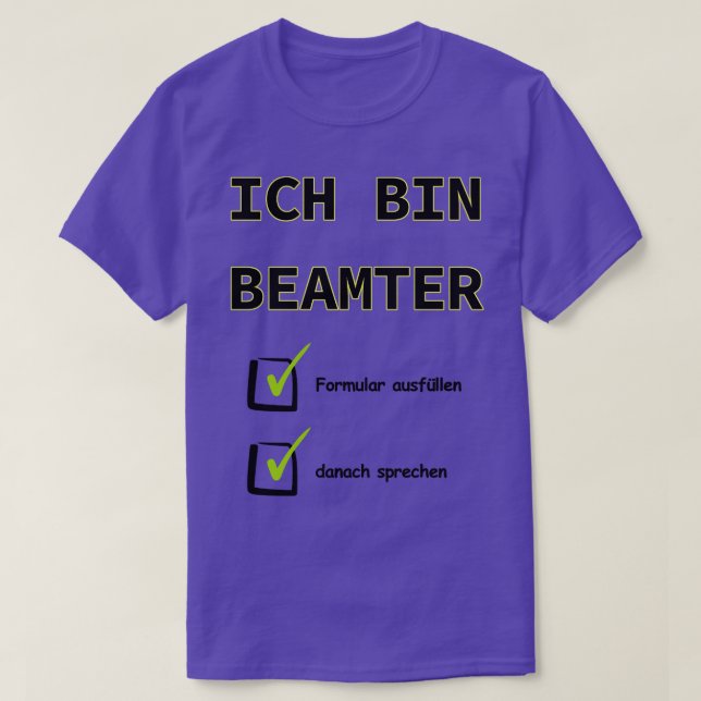 Statstjänstemannatjänsteman 3 t shirt (Design framsida)