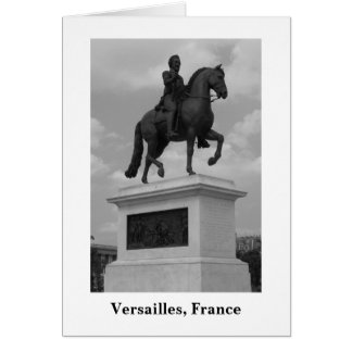 Statue at Versailles (blank) OBS Kort