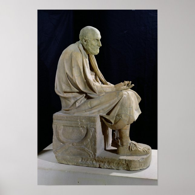 Statue Chrysippus den grekiska filosofen Poster (Framsidan)