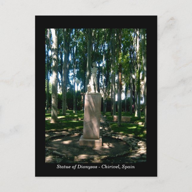 Statue de Dionysos - Chirivel, Almeria, Spanien Vykort (Framsida)