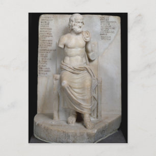 Statue de Euripides Vykort