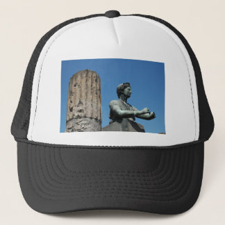 Statue des gudinna Diana in Pompeji Truckerkeps