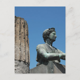Statue des gudinna Diana in Pompeji Vykort