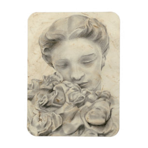 Statue i Garden I Magnet