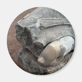 Statue i Roman Ruins Magnet