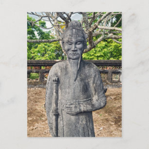 Statue, Imperial Grav av kejsare Thieu Tri, Hue Vykort