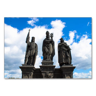 Statue in Charles Bridge Bordsnummer