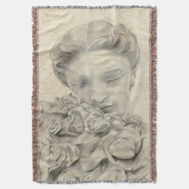 Statue in the Garden I Filt (Framsidan Vertikal)