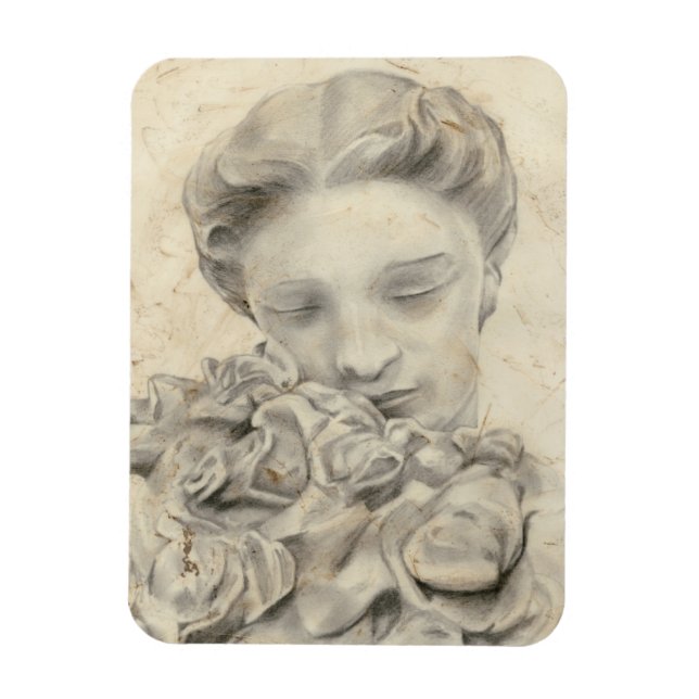 Statue in the Garden I Magnet (Vertikal)