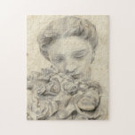 Statue in the Garden I Pussel<br><div class="desc">Mänsklig form</div>