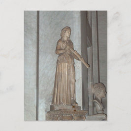 Statue in the Vatican Museum in Rom, Italien Vykort