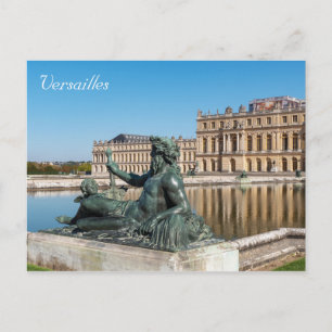 Statue Le Rhone i Versailles slottets trädgård Vykort