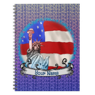 Statue Liberty Anteckningsbok