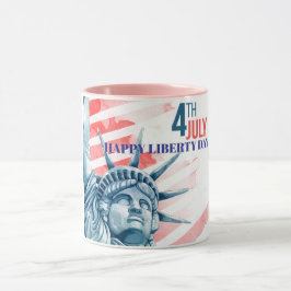 Statue Liberty Fjärde juli-Anpassningsbarna Mugg