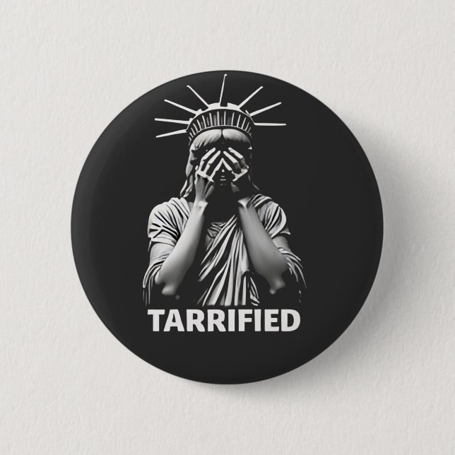 Statue Liberty New York America Tarrified Knapp (Framsida)