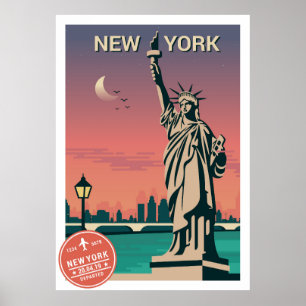 Statue Liberty Poster