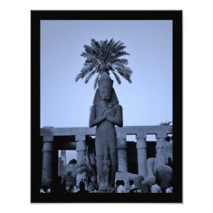Statue of Amenhotep Fototryck