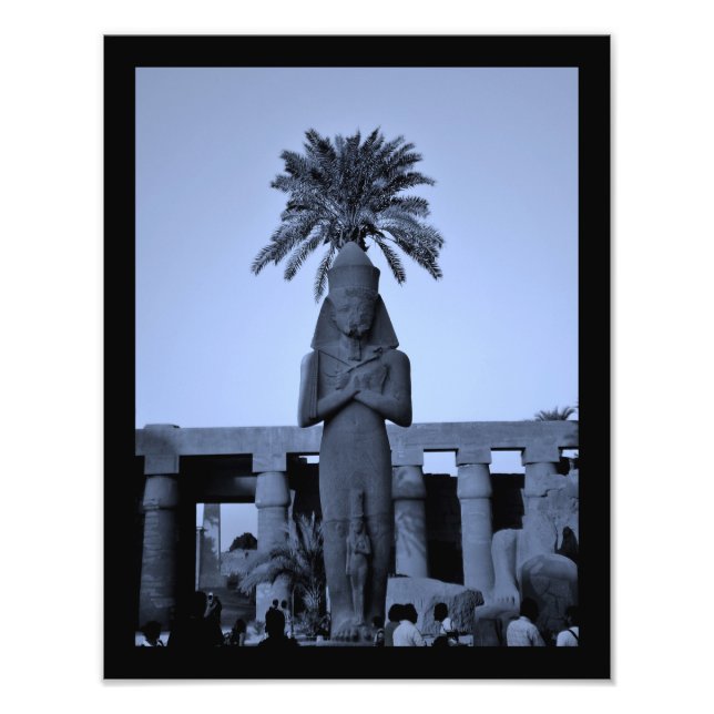 Statue of Amenhotep Fototryck (Framsidan)