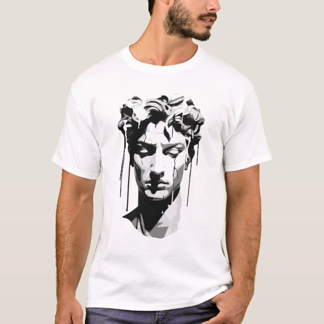 Statue of David by Michelangelo T Shirt (Framsida)