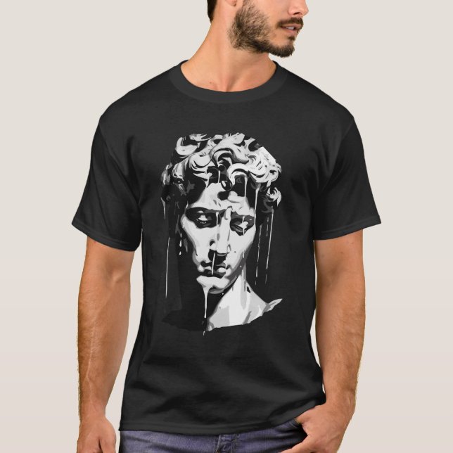 Statue of David by Michelangelo T Shirt (Framsida)