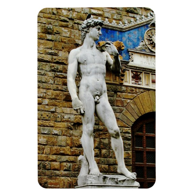 Statue of David Florence Italien Magnet (Vertikal)