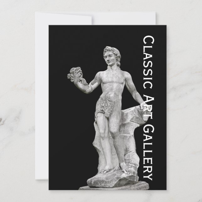 Statue of God Bacchus (Framsida)