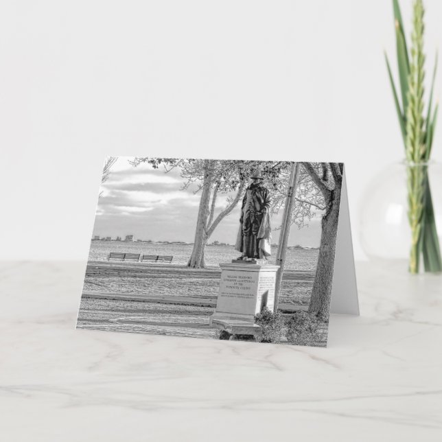 Statue of Gov. William Bradford Kort (Framsida)