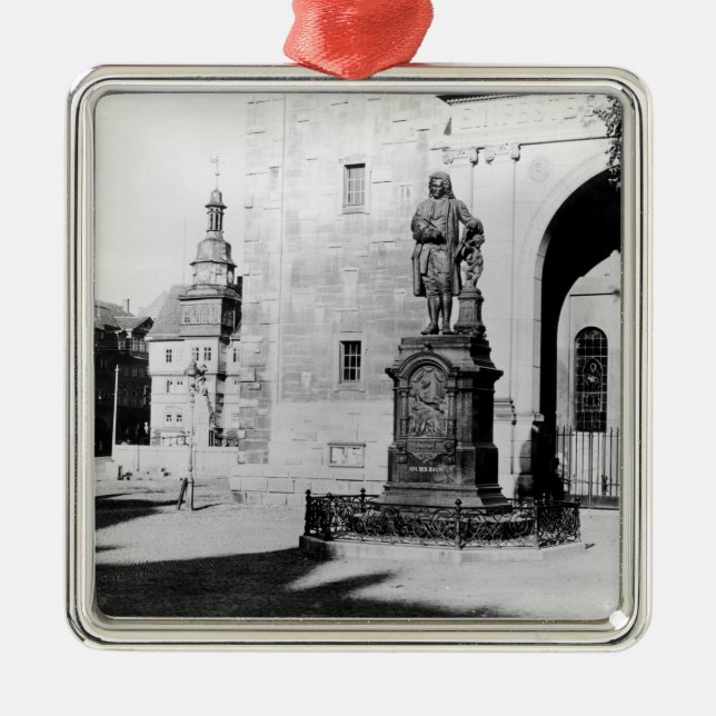 Statue of Johann Sebastian Bach Julgransprydnad Metall (Framsidan)