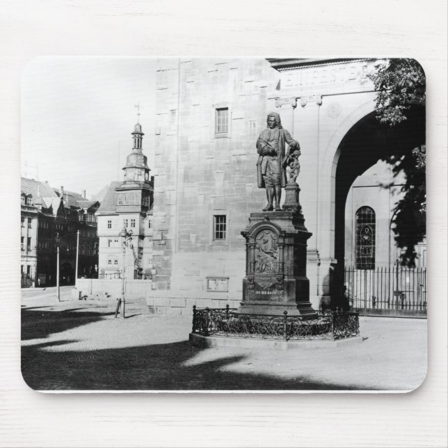 Statue of Johann Sebastian Bach Musmatta (Framsidan)