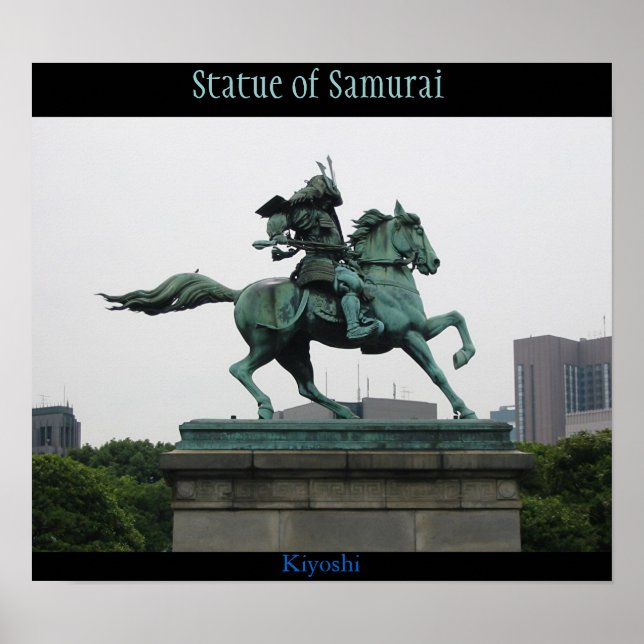 Statue of Katsunoki Masahige Poster (Framsidan)