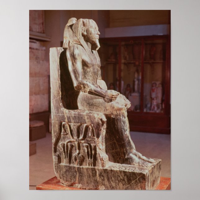 Statue of Khafre entronated Poster (Framsidan)