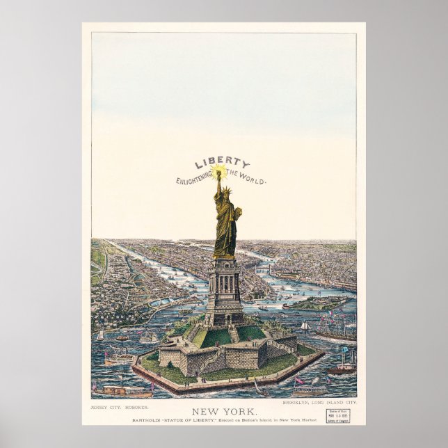 Statue of liberty enlightening the world poster (Framsidan)