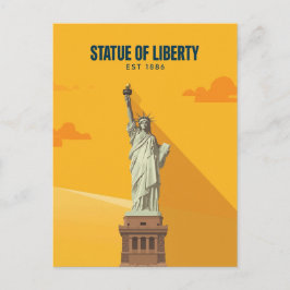 Statue of Liberty Est. 1886 Vykort