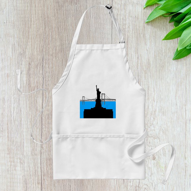 Statue of Liberty Silhouette New York Skyline Förkläde (Skapare uppladdad)