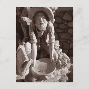 Statue of Miner, Ely, Highway 50 Vykort