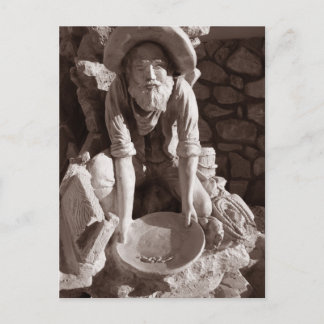 Statue of Miner, Ely, Highway 50 Vykort