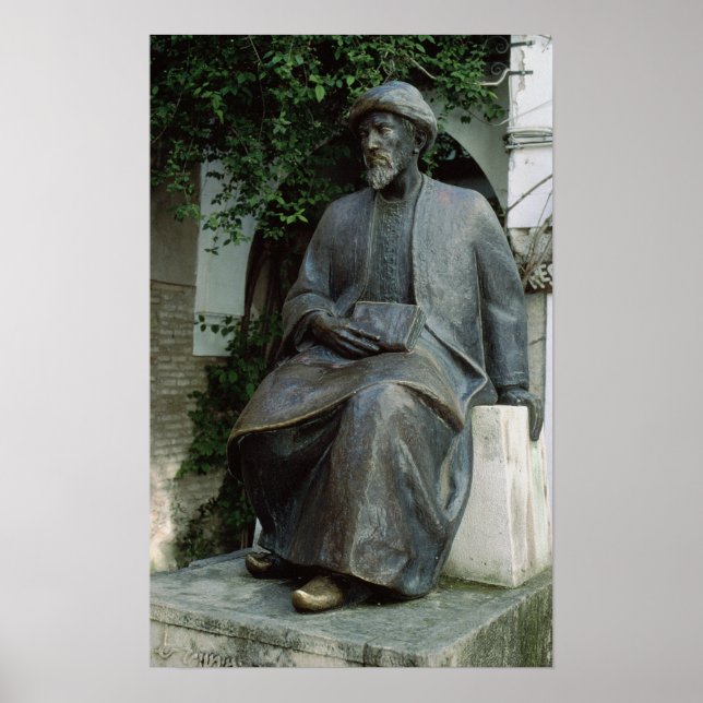 Statue of Moses Maimonides Poster (Framsidan)