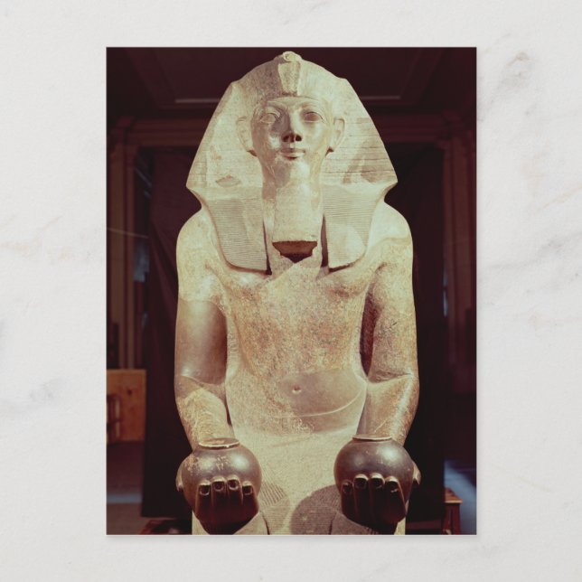 Statue of Queen Makare Hatshepsut Vykort (Framsida)