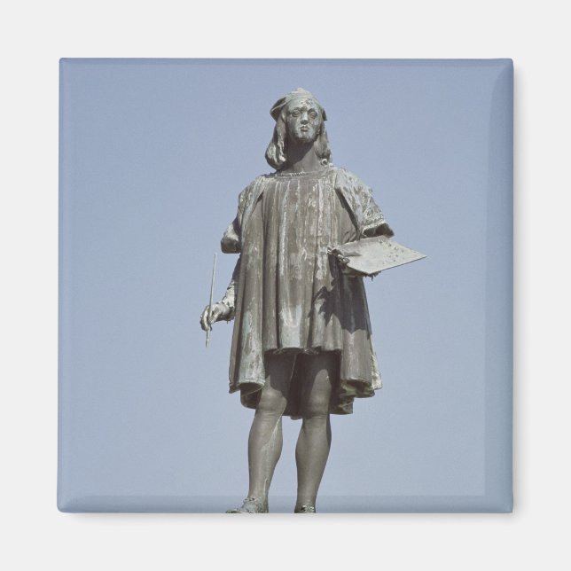 Statue of Raphael Sanzio of Urbino, 1897 Magnet (Framsidan)