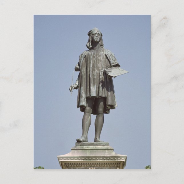 Statue of Raphael Sanzio of Urbino, 1897 Vykort (Framsida)