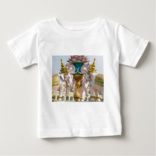 Statue of rosa elephants Bangkok Thailand T-shirt