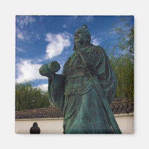 Statue of Sol Tzu in Yurihama, Tottori, Japan Magnet