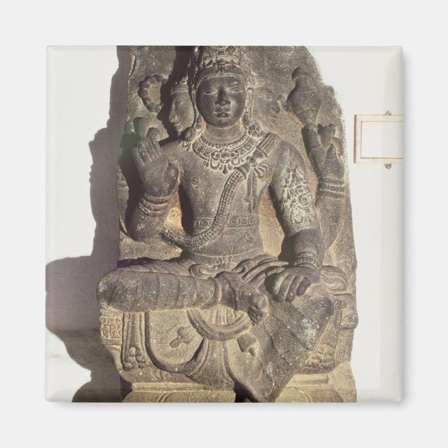 Statue of the Hindu God Brahma Magnet (Framsidan)