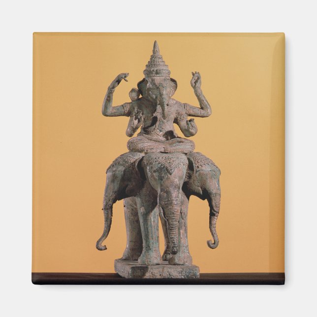Statue of the Hindu God Ganesh Magnet (Framsidan)