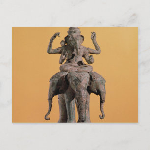 Statue of the Hindu God Ganesh Vykort
